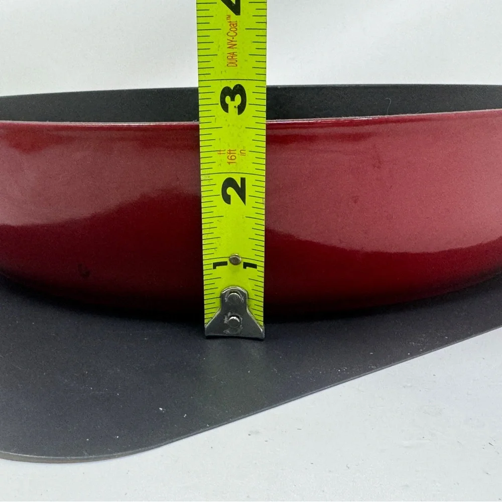 Williams sonoma Staub red cast iron 12 inch double handles